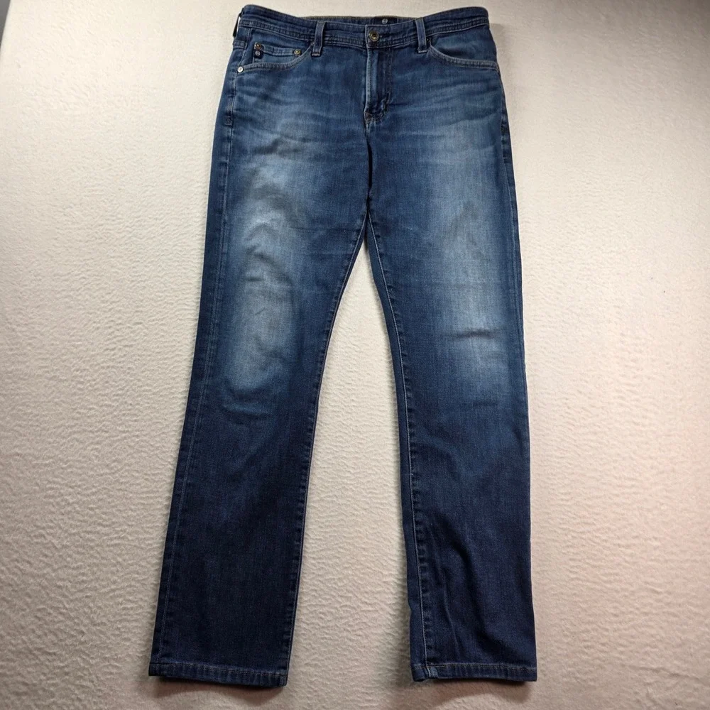 AG‎ Adriano Goldschmied The Everett Jeans Men 31x32 Blue Slim Straight Stretch